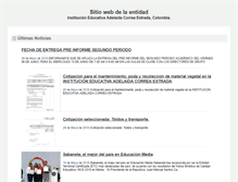 Tablet Screenshot of ieadelaidacorrea-sabaneta-antioquia.edu.co